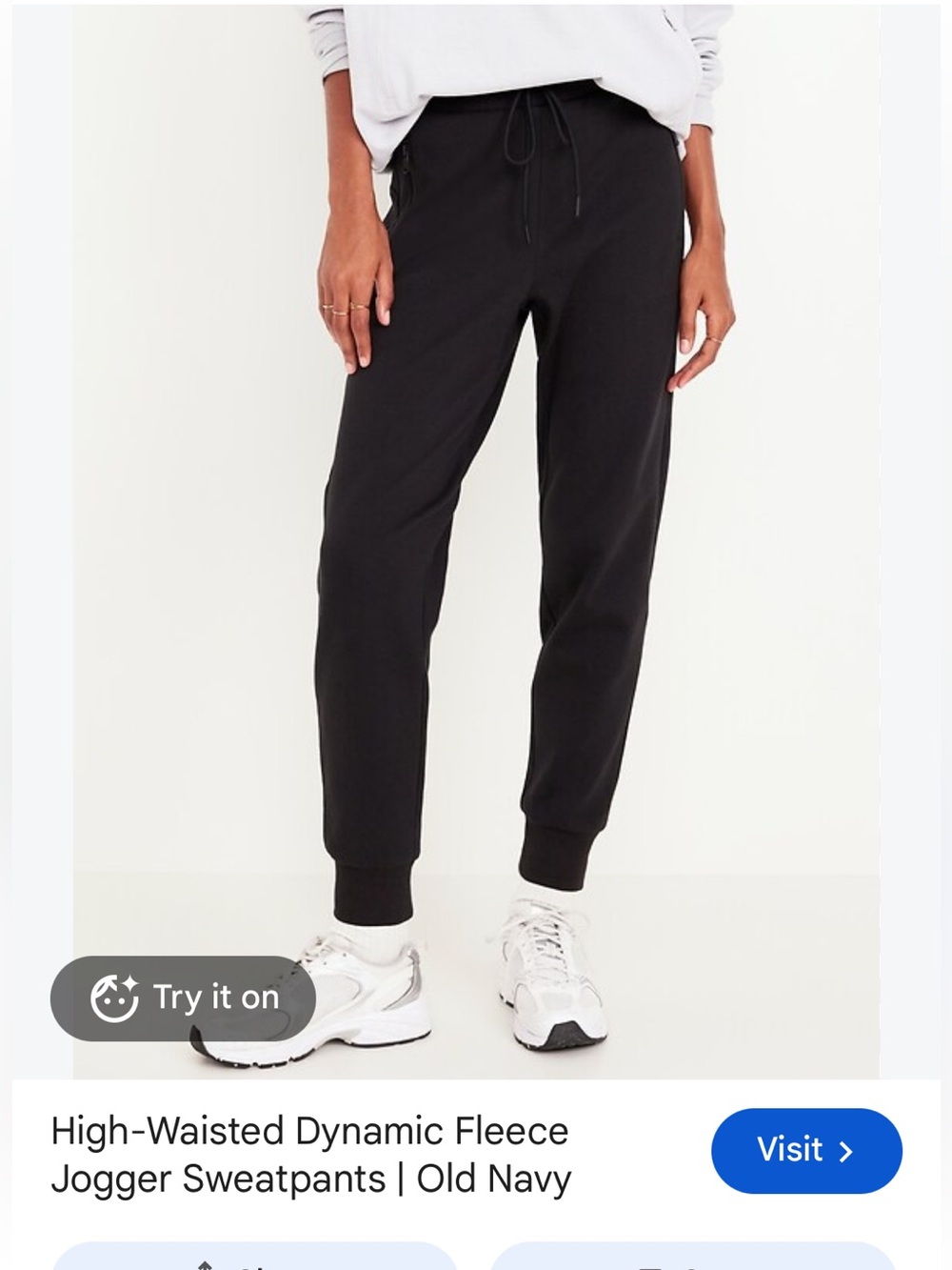 Old Navy Black Jogger Sweatpants